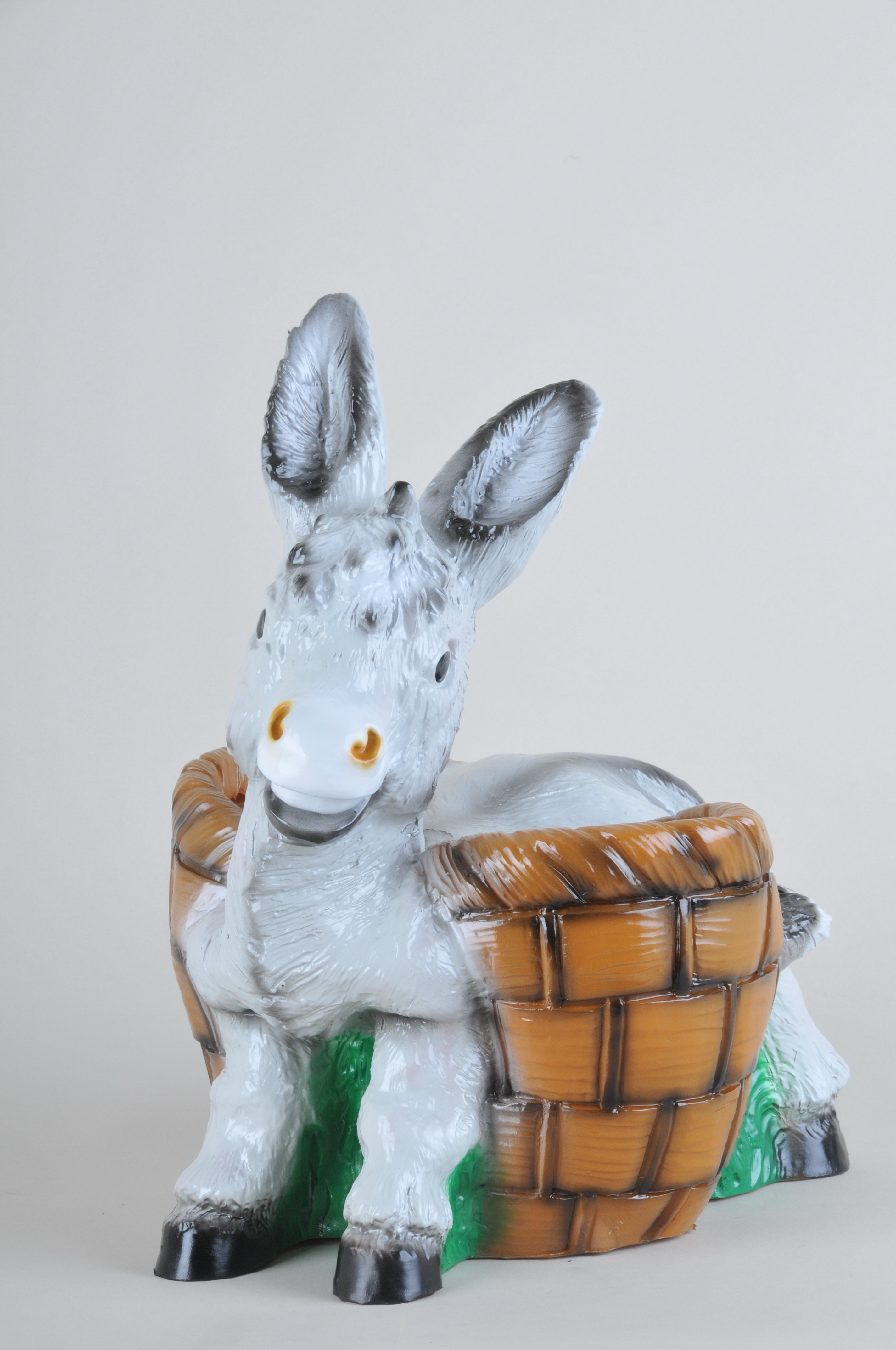 Schneewittchen und die Zwerge - Esel mit Körben, Größe 36cm